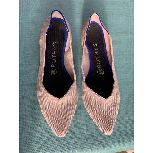 Rothy’s RETIRED Petal Pink Pastel The Point Toe Ballet Flat 7.5
